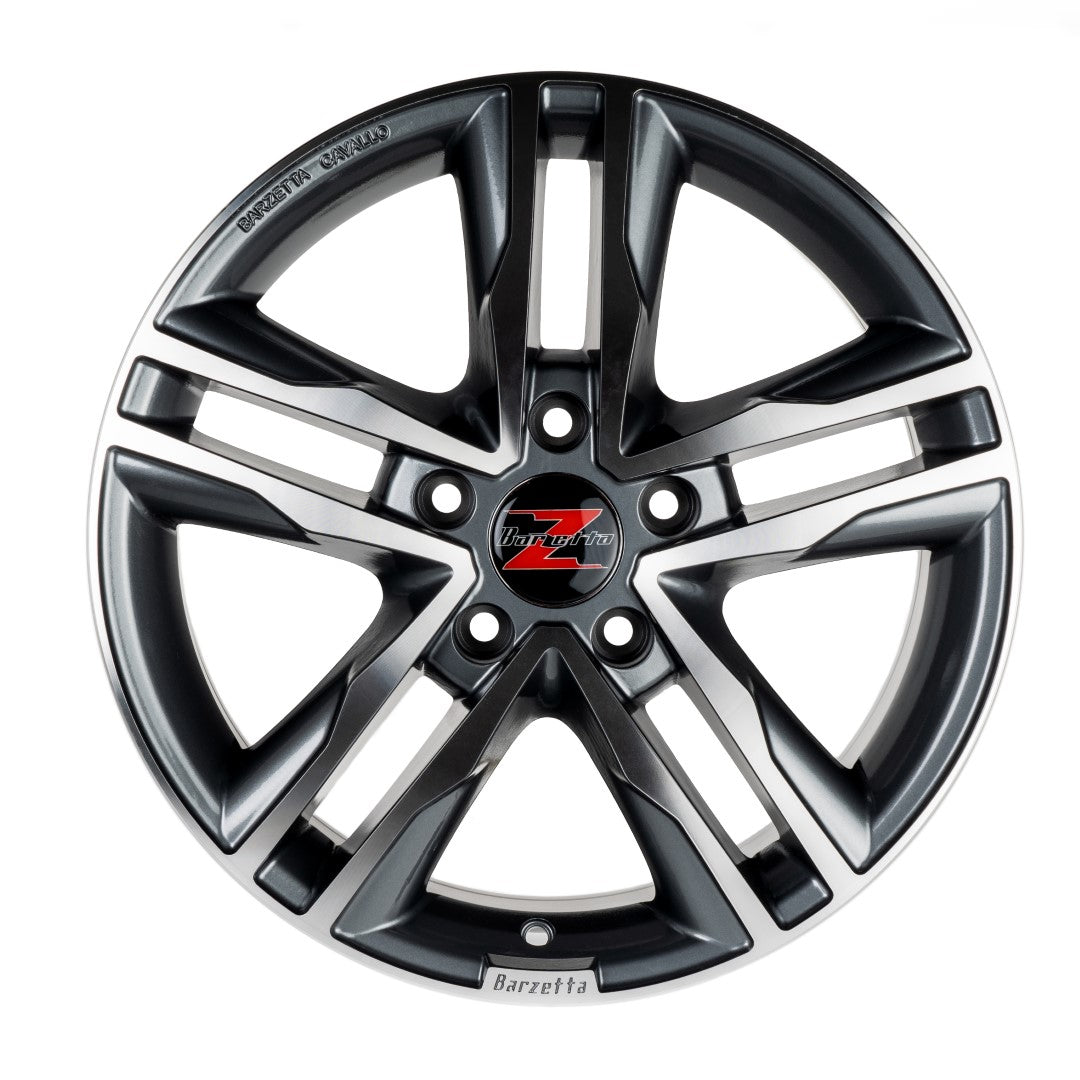 Cavallo Titanium Polished for vans - 7.5x17, 5x120, 65.1, 40,