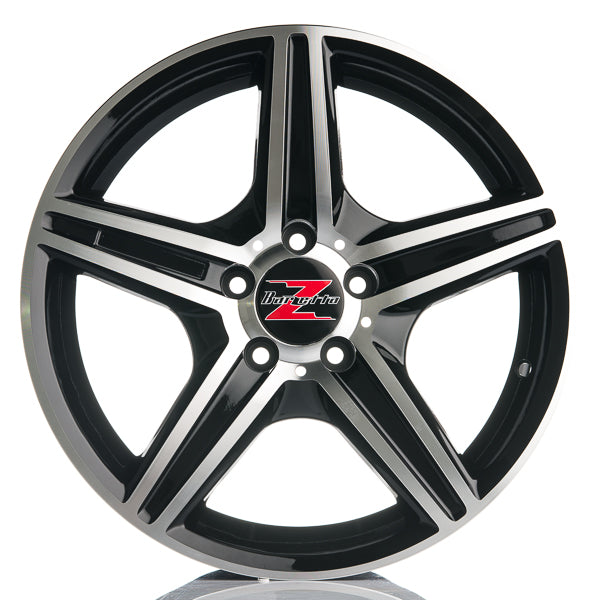 Zanardi BlackPolish - 7.5x16, 5x112, 66.6, 38,