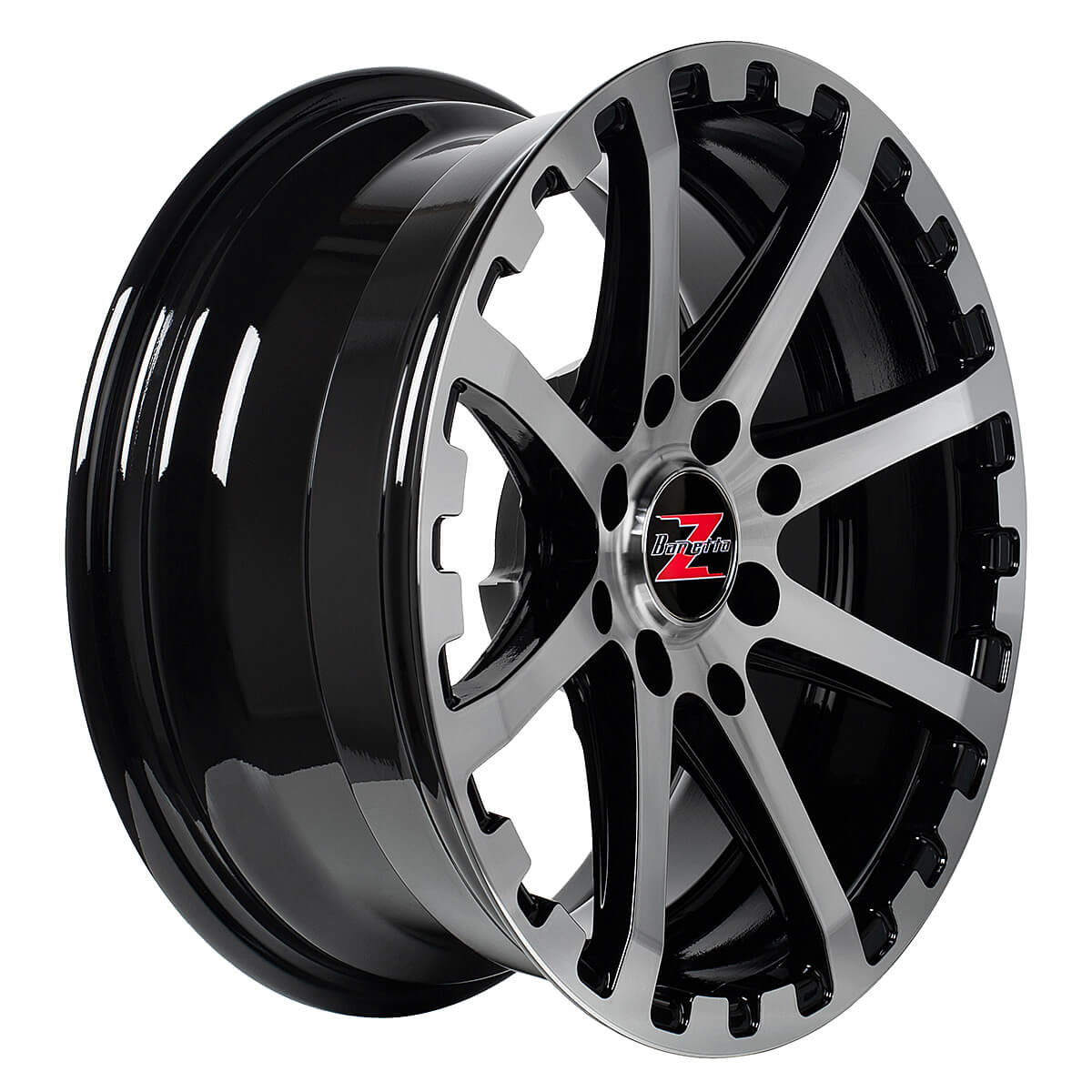 ATV Black Polished - 7x16, 4x137, 89.1, 10,